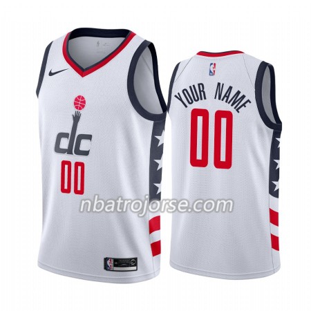 Män Washington Wizards Tröja Skräddarsydda 2019-20 Nike City Edition Swingman